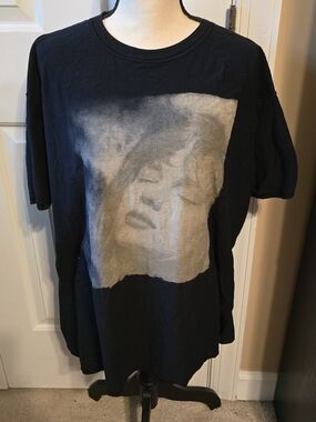 Taylor Swift Fearless Short Sleeve Tee with Faded Beige Portrait